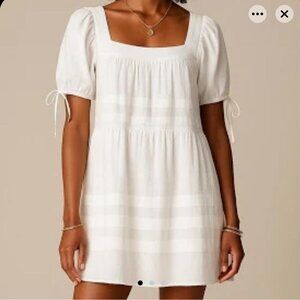 J.Crew Calliste Mini Dress in Cotton Voile (Item CA716) — Size L